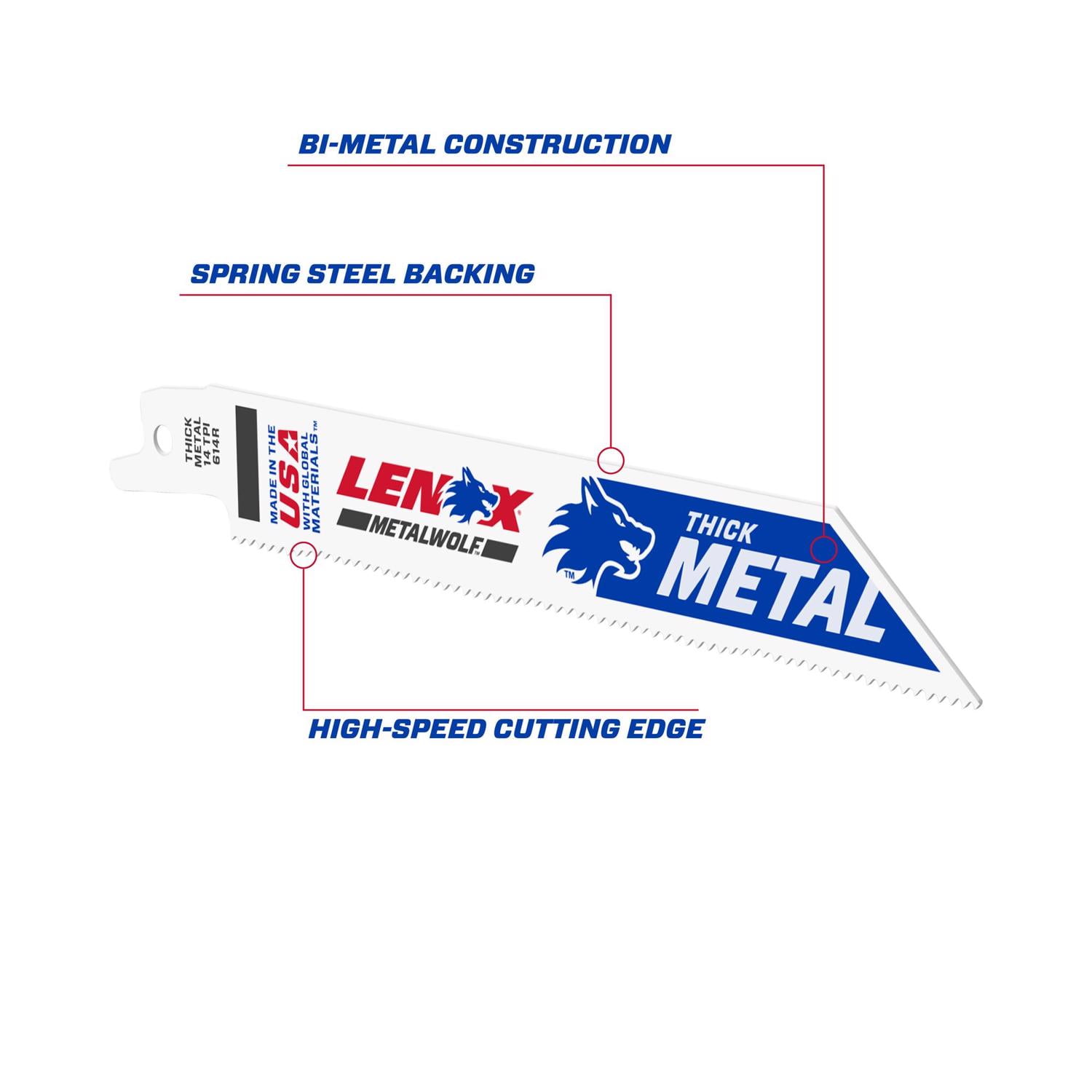 Lenox Tools 6X3/4X035X14 Recip Blades (25 Pack)