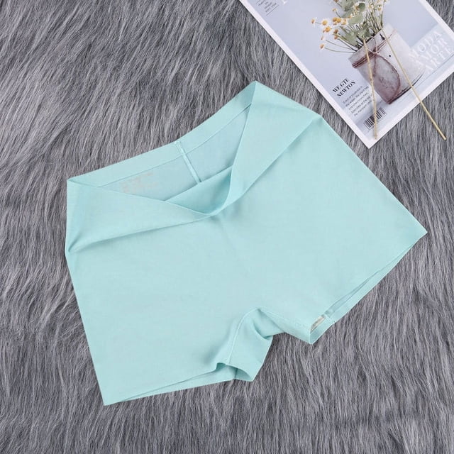 Pantalones de seguridad sin costuras de seda de hielo, ropa interior para mujer, pantalones tipo bóxer antiluz, pantalones tipo bóxer para mujer, ropa interior deportiva para mujer