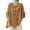 Khaki, variant on Womens Tops Fashionable Retro Embroidered Round Neck Five Quarter Sleeved Short Sleeved Blouse Plus Size Women Tops Summer Blouses for Women