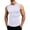 White, variant on Lopecy-Sta Tank Tops for Men Crew Neck Solid Slim Compression Sleeveless Stretch Muscle Fitness Basic Undershirts