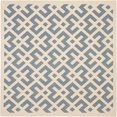 thumbnail image 1 of Safavieh Courtyard Blue Indoor Outdoor Rug - Square 4', 1 of 5