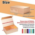 thumbnail image 2 of Caja de regalo RYDDOY Rose Gold, 9,5 x 6 x 3 pulgadas, cierre magnético, paquete de 5, 2 of 8