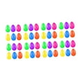 thumbnail image 3 of Huevos de Pascua rellenables, bolsas de regalo, rellenos, adornos decorativos coloridos sin relleno para 48 paquete, 3 of 9