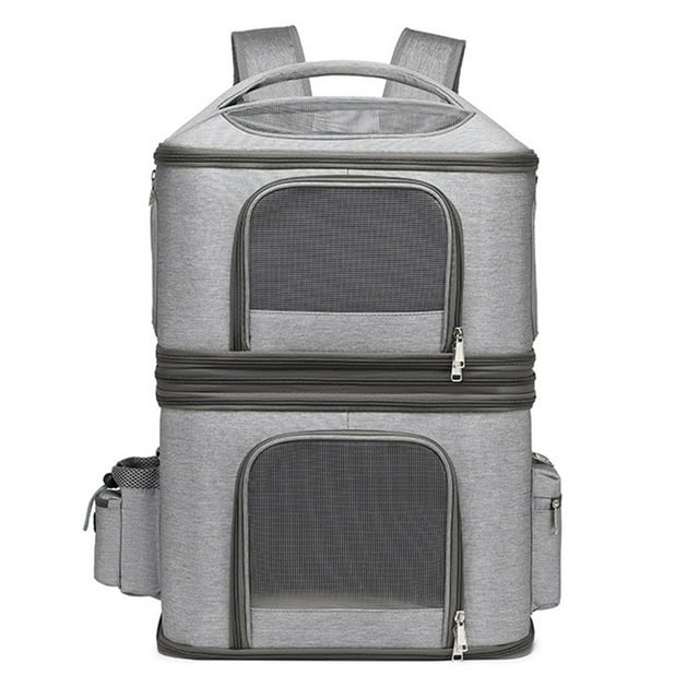 Cat Carrier Detachable Backpack Double Cat Carrier Breathable and Convenient for Travel - Durable and Comfortable Shoulder Protection