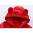 thumbnail image 4 of Baby Jumpsuit Snowsuit for 0-9 Months , Bear Snowsuit Fluffy Winter Keep Warm , Romper Warm Coat Size 9 Months-12 Months, 4 of 7
