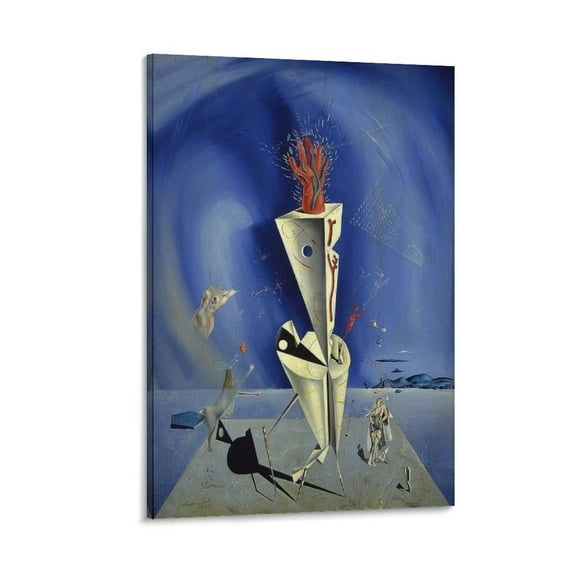 Salvador Dali Print Painting (130) Picture Print Wall Art Poster Painting Canvas Posters Artworks Gift Room Aesthetic 16x24inch(40x60cm)