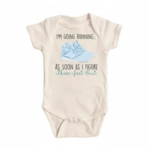 Running Newborn Baby Bodysuit