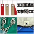 thumbnail image 3 of 1/4 Inch Grommet Kit 200 Sets Grommets Eyelets with 3 Pieces Install Tool Kit and Box for Shoes Clothes Crafts Bag, 3 of 8