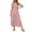 Pink, variant on Baqcunre Sundresses For Women Women Summer Dress Casual Boho Sleeveless Strap Smocked Tiered Long Beach Sun Dresses Summer Dresses 2023 Corset Dress Green Dress XXL