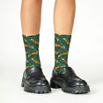 thumbnail image 4 of Naloa Green Plants with Fox Kids Socks Unisex Kids and Toddlers' Crew Socks, ,1 Pairs, 4 of 5