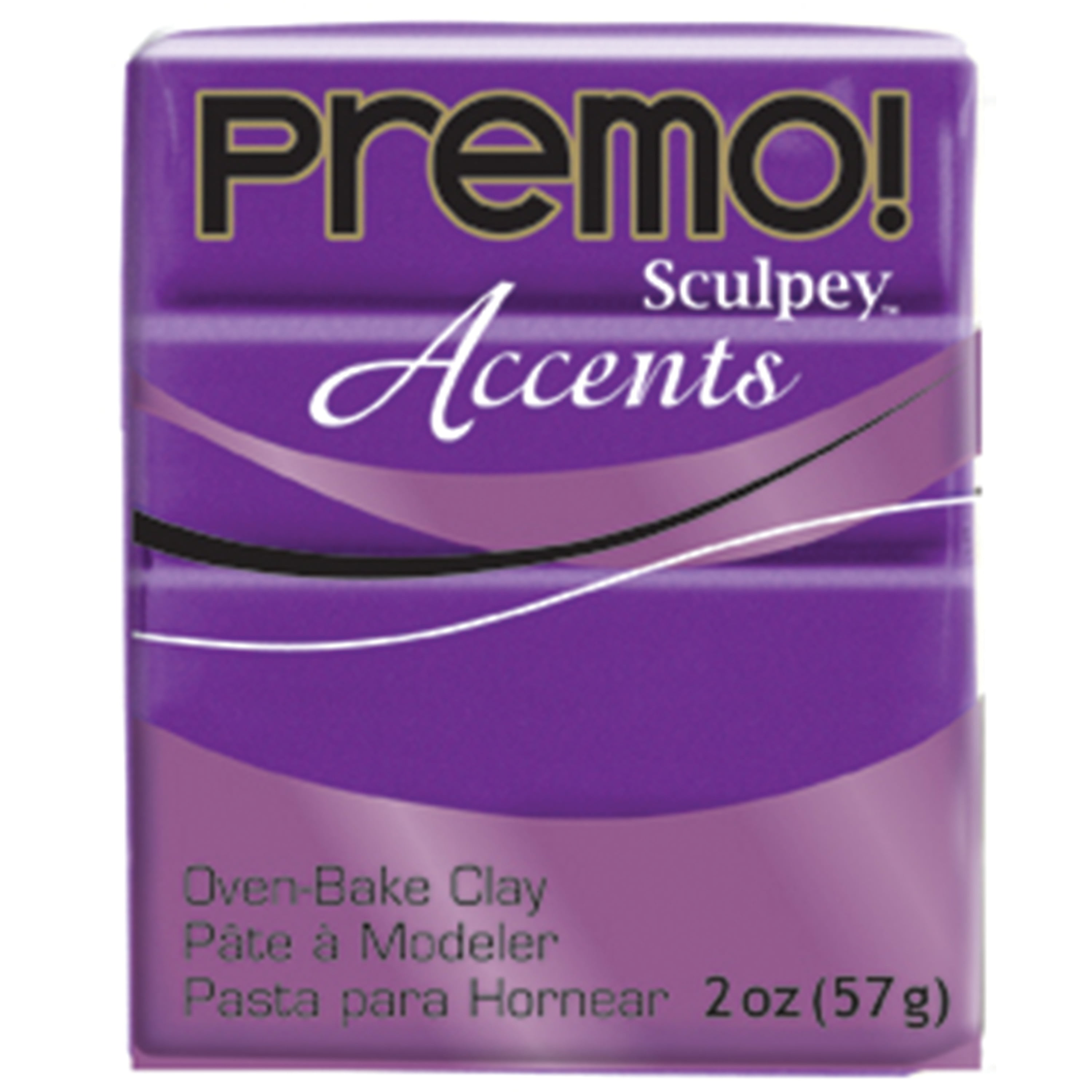 Premo! Sculpey Modeling Clay, 2 oz., Purple Pearl