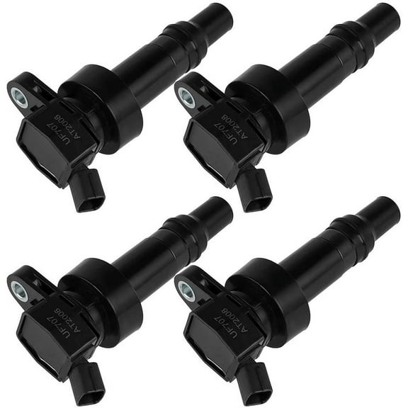 CCIYU Pack of 4 Ignition Coils for 13-15 for Hyun-dai Veloster Fits for UF707 Fits select: 2013-2015 HYUNDAI VELOSTER TURBO, 2014-2016 KIA FORTE SX