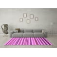 thumbnail image 3 of Ahgly Company Indoor Rectangle Abstract Purple Modern Area Rugs, 5' x 8', 3 of 4