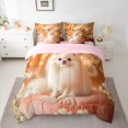 thumbnail image 2 of Manfei Lovely Puppy Dog 7-Piece Bedding Comforter Set,Country Floral King Bedding Sets,Cute Pet Animal Bed Sheets For Teens,Luxury Bedroom Decor Reversible, 2 of 8