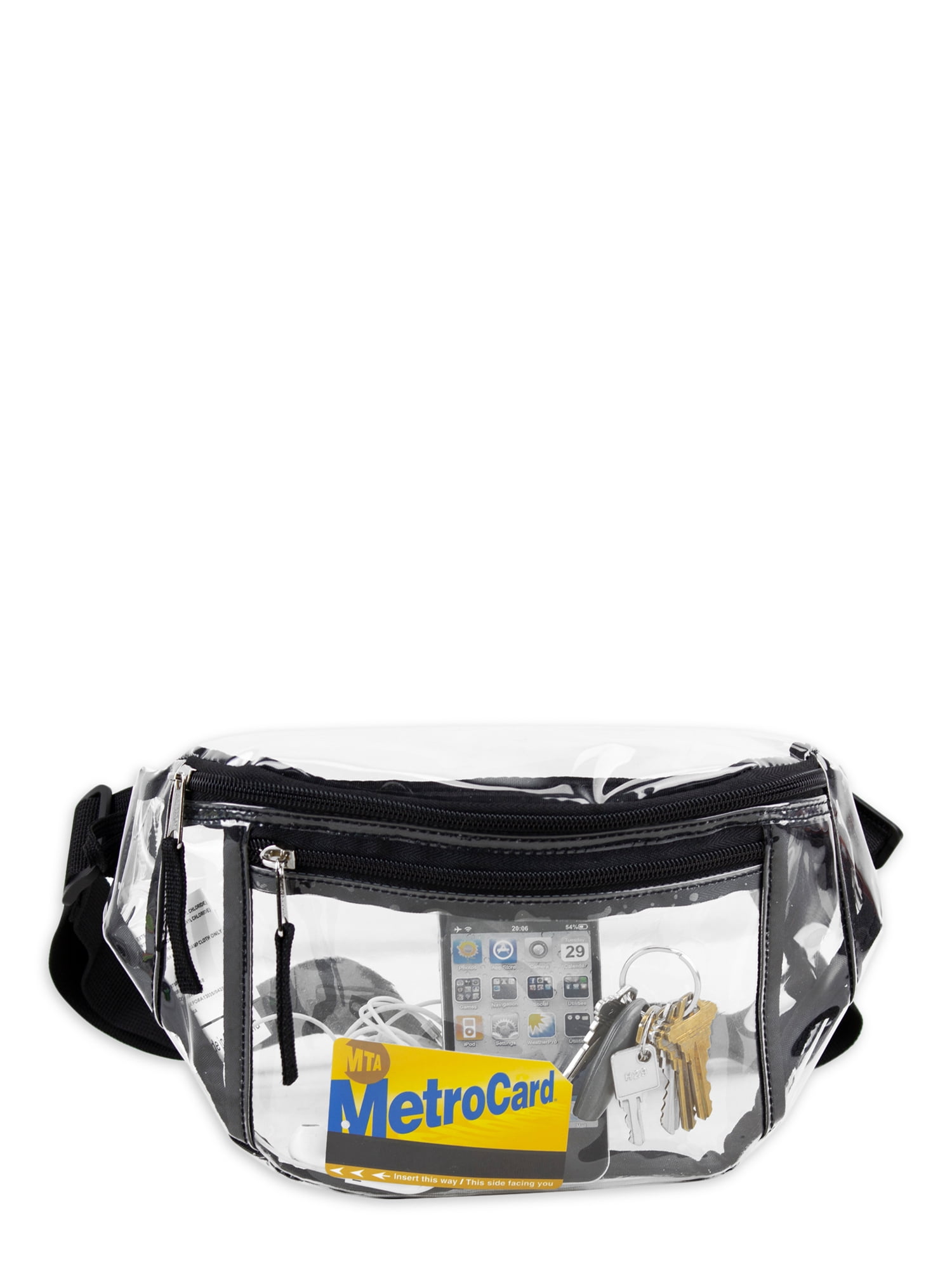 Eastsport Women's Fanny Pack, Clear
