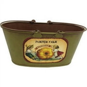 Tin Bucket Fall Harvest Halloween Decoration