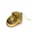 thumbnail image 4 of Stp Goods Golden Forest Glass Christmas Ornament Set of 6 pcs Hand-Painted Acorn Christmas Ornaments Pine Cone Hanging Decorations, Gold, 4 of 5