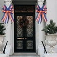 thumbnail image 4 of 2 Pcs Large Patriotic Wreath Bows for Front Door, Labor Day Red Blue White Stars and Stripes Bows for Wreath Patriotic American Flag Bows for Indoor Outdoor Memorial Day Party, 4 of 6
