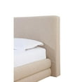 thumbnail image 4 of Modus Furniture Maya Upholstered Platform Bed in Brun Boucle, 4 of 6