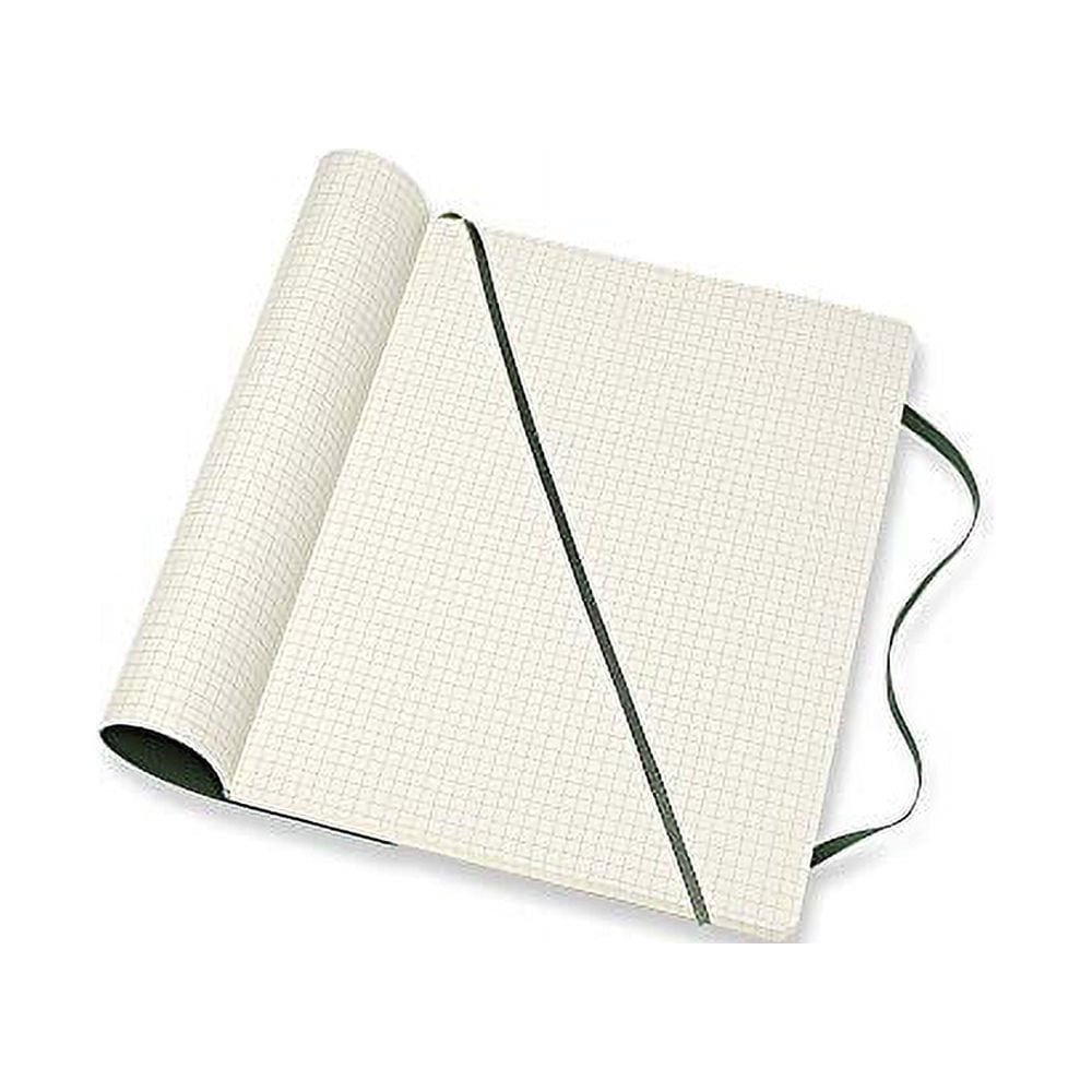 Moleskine Notebook, Extra Large, Squared, Myrtle Green, Soft Cover (7.5 x 9.75) (Books)