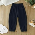 thumbnail image 2 of REDARER Toddler Boys & Girls' Cotton Muslin Pants, Loose Casual Elastic Waist Trousers for Spring Summer,4-5 Years, 2 of 5