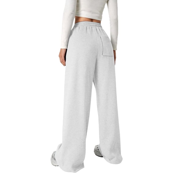 Girls Boys Jogger Sweatpants White Pants for Toddler Boy Drawstring Pants with Pockets Girls Solid Pants Kids Pants 14-15 Years