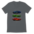 thumbnail image 5 of 1970 Road Legends Muscle Car Men's V-Neck T-shirt American Vintage Classic, 5 of 7