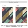 thumbnail image 4 of Yayeee Garden Flag 12" x 18" Double Sided Outdoor Yard Lawn Holiday Decorations, Green Geometric, 4 of 6