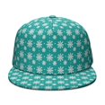 thumbnail image 2 of Custom Christmas Printed Flat Baseball Cap – Adjustable Snapback Hat with Flat Bill, Breathable and Durable, Personalized Design for Sports, Travel & Daily Wear, 2 of 6