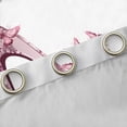 thumbnail image 5 of Feelyou Princess High Heel Black Out Curtains for Girl, Romantic Pink Butterfly Curtains Pack of 2 (42x63 Each), Flower Floral Bedroom Curtains, Curtains and Drapes Decor, 5 of 7