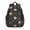 Sun and Moon, variant on Skull and Flower Gothic Pattern Backpack for School, Cute School Bag with Adjustable Shoulder Straps and Padded Back, 15"x11.42"x5.5"