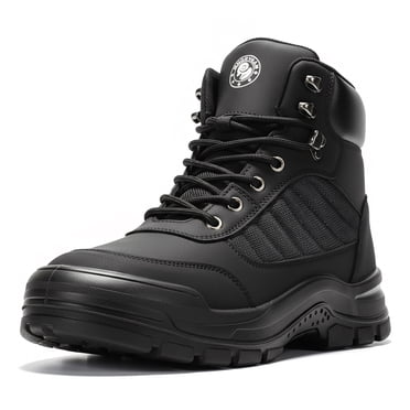 Steel Toe Boots for Men Women Slip Resistant Puncture Proof Work Boots for Men Lightweight Comfortable Steel Toe Work Shoes
