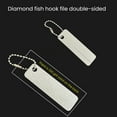 thumbnail image 7 of Shoreew Diamond Cutter Sharpener Mini Keychain Portable Outdoor Camping Emery Nail File Efficient Sharpening Tool for Scissors Fish Hooks, 7 of 7