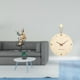 thumbnail image 2 of Figuras de payasos,Estatua de payaso,escultura,adorno de mesa,Colección de estatuillas de payasos adorables,Reloj de pared,Reloj de pared decorativo para sala de estar,silencioso, 2 of 8