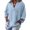 Sky Blue, variant on WTOBBY Women's V-Neck Pullover Long Sleeve Top, Cotton Linen Casual T-Shirt for Fashion Comfort, Relaxed Fit with Soft Stretch Fabric, Daily Wear Essential,Army Green L