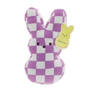 PEEPS® Checkered Purple Bunny Plush for Easter
