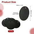thumbnail image 2 of Uxcell Acrylic Ornament Blanks Round Keychain Blanks with Holes for Daily DIY Projects 15 Pcs Black 2.5", 2 of 6