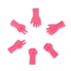 thumbnail image 1 of 6pcs Rock--Paper Design Agujas de Tejer Point Proteors Notion Tool , roja BLESIY Cubierta de punta de aguja de tejer, 1 of 8