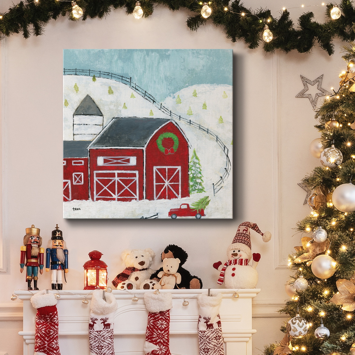 Joy Ornament - Premium Gallery Wrapped Canvas - Ready to Hang