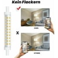 thumbnail image 2 of 2 Pack 10W R7s LED Light Bulb 118mm Dimmable Warm White 3000K 100W Equivalent Linear Halogen Double Reflector for Garden, Public Spaces, Hallways, Street Lights, Spotlights, 2 of 5