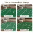 thumbnail image 7 of ODIKA 4'x6' Washable Area Rug Non-Slip, Chair-Friendly, Flatwoven Sports Layout With Goal Posts And Penalty Arc Borders Soccer Field Refined for Home Office, Under Desk, 7 of 7