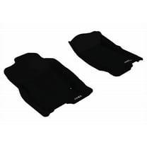 3D MAXpider 2006-2010 Fits Ford Explorer 1st Row Black Kagu Carbon Fiber Embossed Pattern Floor Mat L1FR03511509