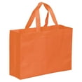 thumbnail image 1 of Unique Bargains Sac-Cadeau Réutilisable en Non-Tissé Style Horizontal 25x35 cm, Orange, Lot de 10, 1 of 5