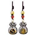 thumbnail image 2 of Chinese Zodiac Wealth Bag Pendant Charm For Daily Fortune Rotating God Of Wealth Bag Luck And Keychain For Good Fortune，A Zodiac God Of Wealth Bag Pendant （Clearance）, 2 of 9