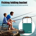 thumbnail image 6 of TNOBHG Wear-resistant Fish Bucket 7/9/11l Foldable Fishing Bucket Portable Handle Double Zipper Mesh Cover Eva Leak-proof Collapsible Water Storage Pail, 6 of 8