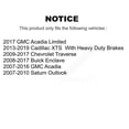 thumbnail image 2 of CMX Rear Disc Brake Caliper Assembly Left Right Side (Driver Passenger) Kit for Car GMC Acadia Buick Enclave Chevrolet Traverse Cadillac XTS Saturn Outlook Limited KBC-100301, 2 of 10
