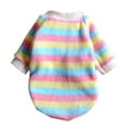 thumbnail image 1 of Fleece Hoodies Jacket Coat Winter Dot Striped Soft Sweatshirt For Chihuahua Small Dogs, 1 of 5