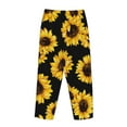 thumbnail image 3 of Lsque Sunflower 6 Print Women's Pajama Pants, Lounge Pant - Comfortable Home Wear,Elastic Waistband, Stylish Design-XX-Large, 3 of 9