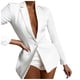 thumbnail image 1 of Blazers de Negocios Para Mujer Chaqueta de Traje de Oficina de Manga Larga Delgada Con Cuello Excepcional Informal Odeerbi ODB-6, 1 of 8