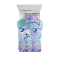 thumbnail image 4 of Your Zone Reversible Blue Purrmaid 3-Piece Bedspread Set, Multicolor, Twin, 4 of 6